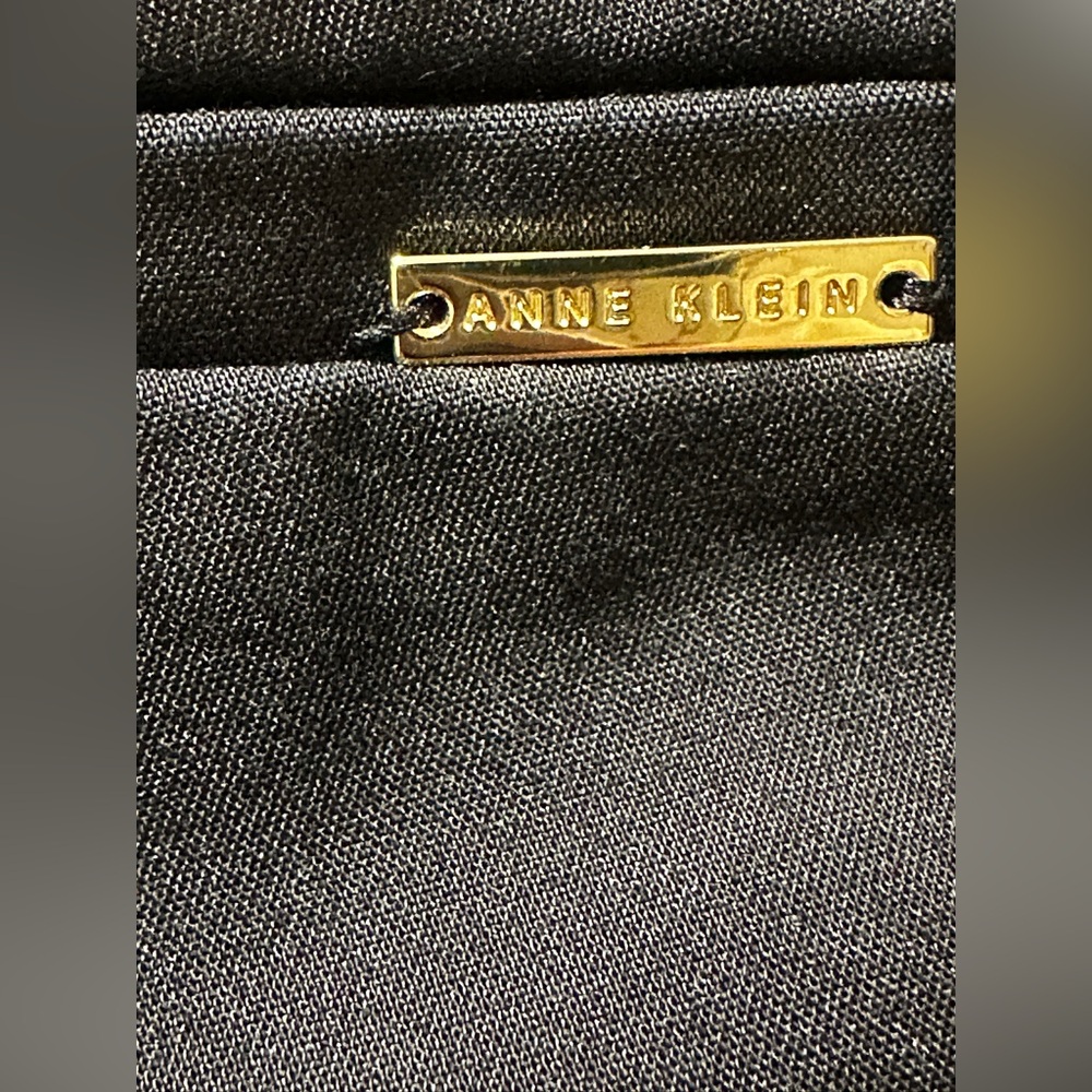 Anne Klein Black with Gold Detail Dress Pants - Picture 8 of 8